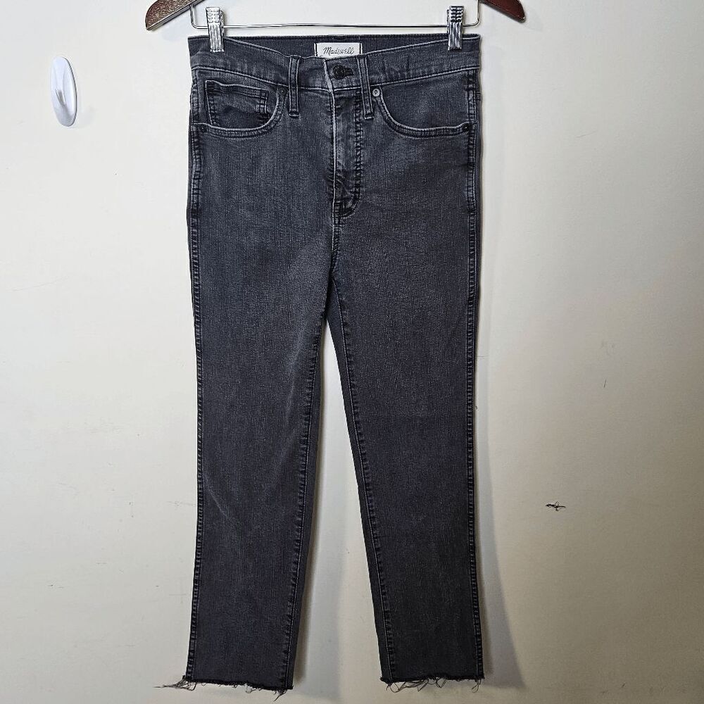 Madewell Stovepipe Jeans Womens Black Size 25